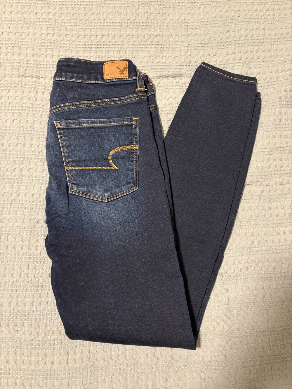 American Eagle Outfitters Dark Blue Skinny Jeans